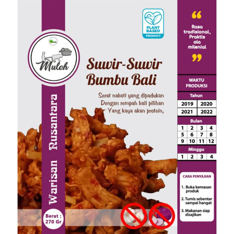 

Veggiepedia Suwir bumbu bali