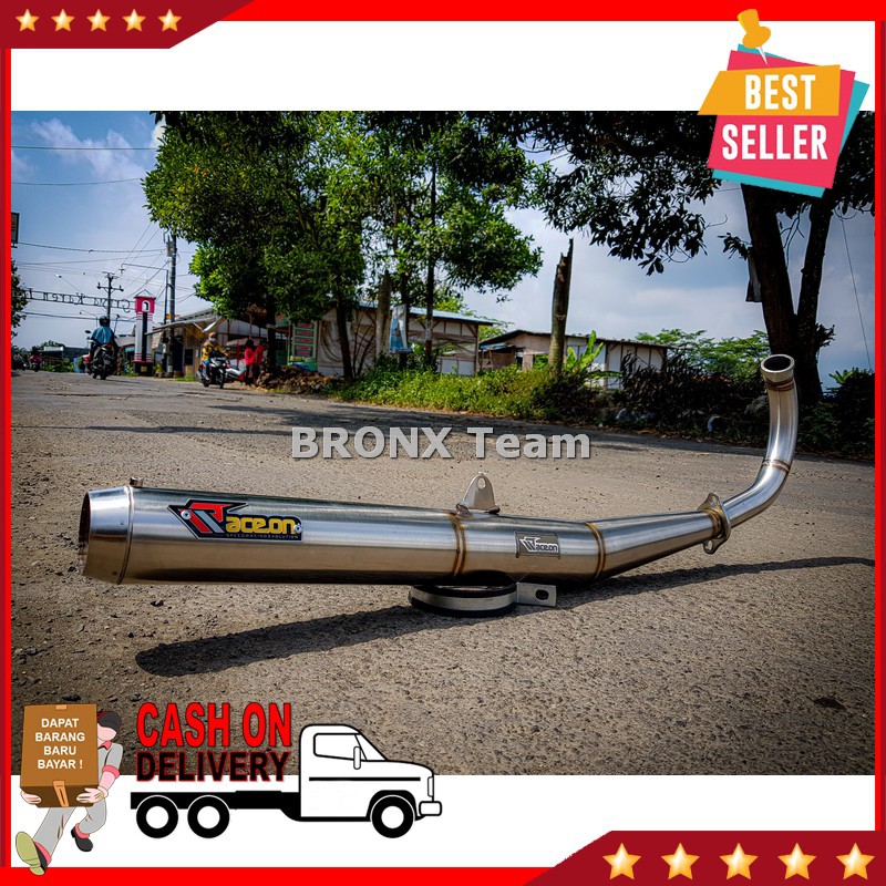 Knalpot KING Standart Racing STAINLES Garing - Bayar Di Tempat