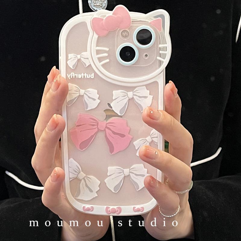 Case Transparan Motif Kartun Lucu Gaya Jepang Korea Untuk Iphone 13 12 Pro Max X 11