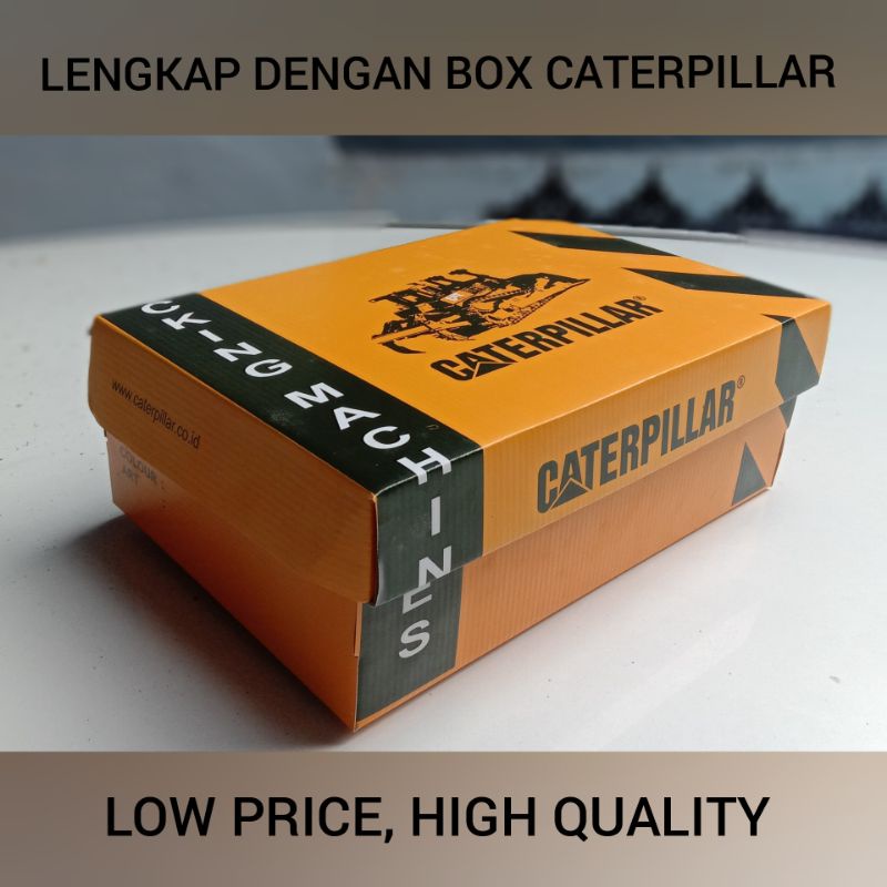 SEPATU SAFETY CATERPILLAR PRIA WANITA/ SEPATU KERJA PABRIK INDUSTRI KITCHEN RESTORAN SPBU ANTI SLIP