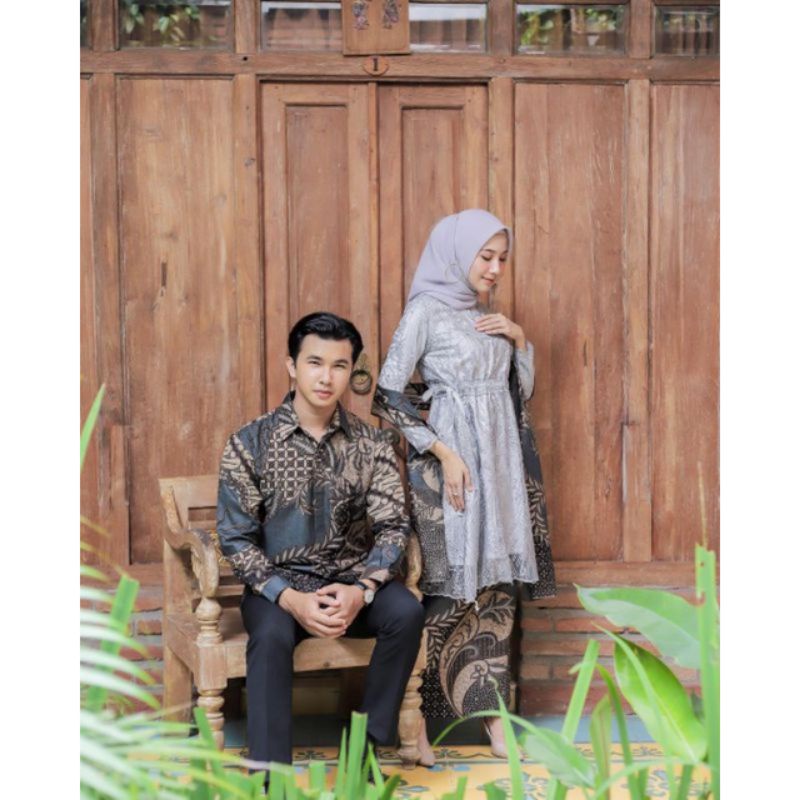 Couple Kebaya Modern Baju Wisuda Tunangan Lamaran Terbaru Baju Batik Brokat Couple