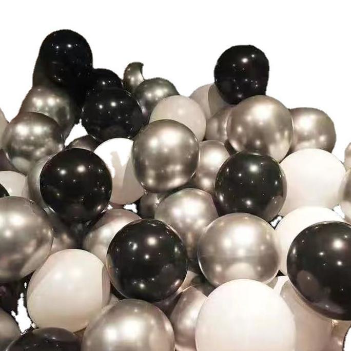 Obral Berkualitas Balon latex metalik chrome / metalic balloon chrome 10inch (isi 50) balon  balon huruf  balon latex balon ulang tahun dekorasi ulang tahun