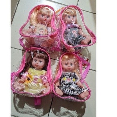 Mainan Boneka Edukasi bahan silikon boneka baby doll