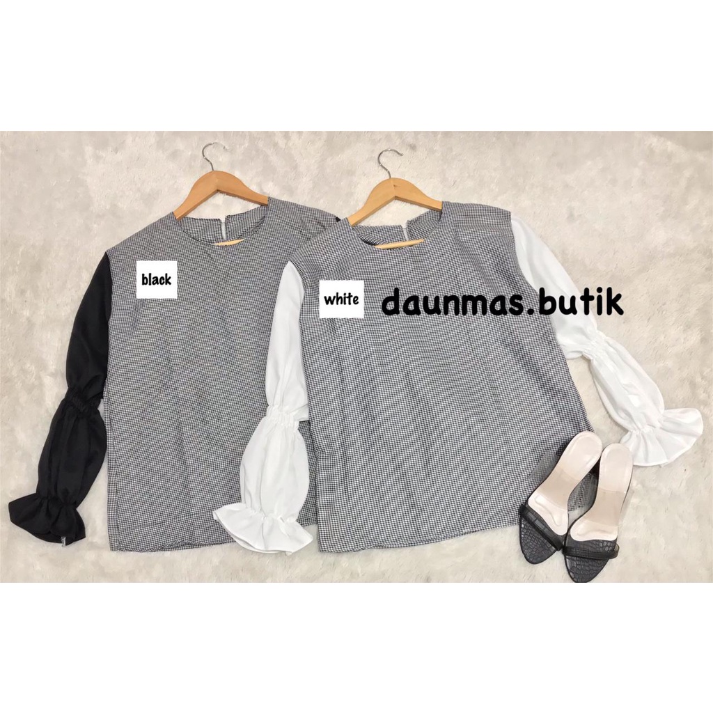 1KG MUAT 5PCS | MIRABEL TOP BLOUSE OFF SHOULDER CINO CROPTY TOP SABRINA HITS SEEBGRAM FASHION WANITA-DIORA WHITE