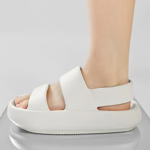 Limitless - Sandal Wanita Tali Belakang Empuk Sendal Gunung Lalisa Korean Cewek Sandal Slop Wedges