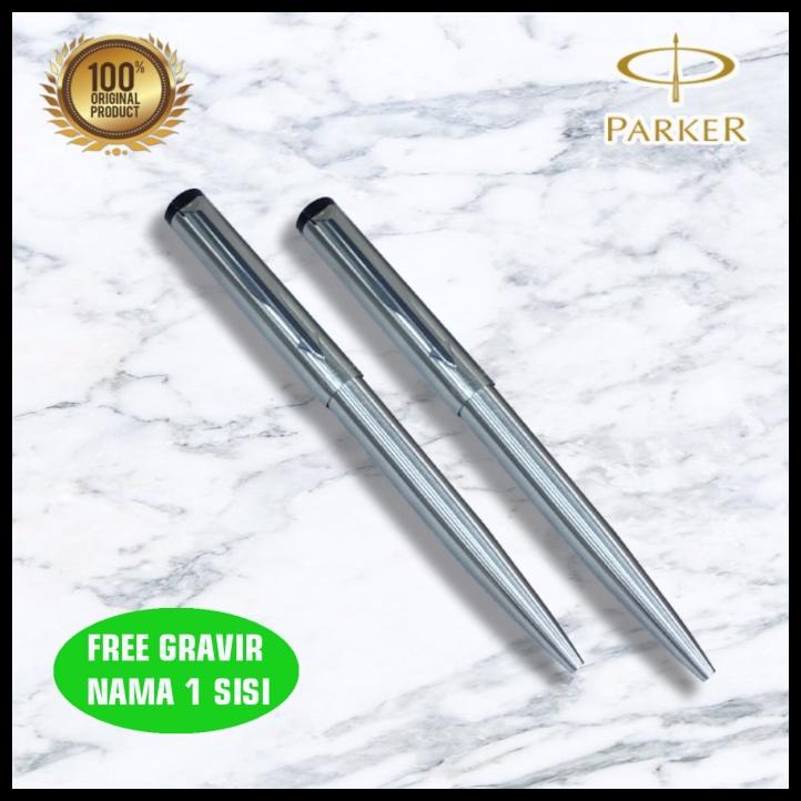 

Vanila | Pulpen Parker Vector Stainless Steel Ballpoint Original