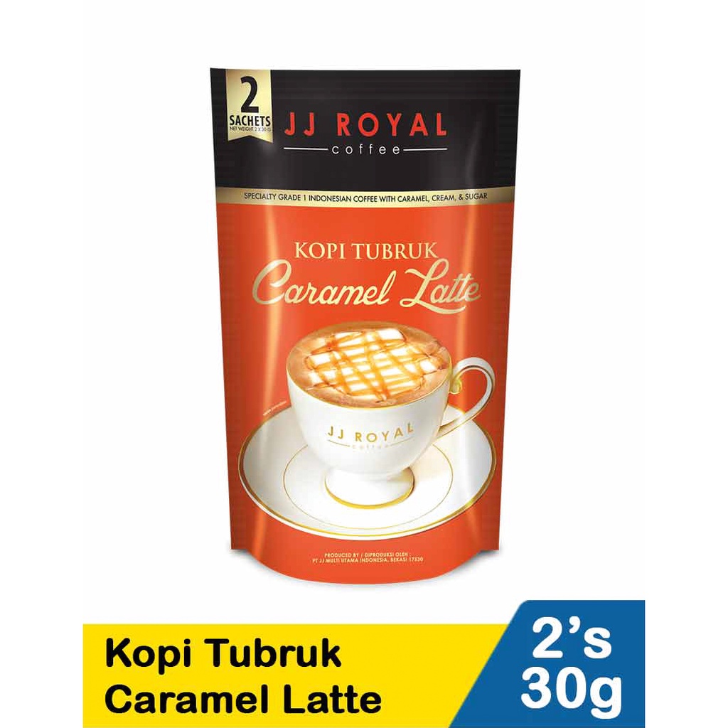 

JJ Royal Coffee Kopi Tubruk Caramel Latte Inner Bag (2 sachet)