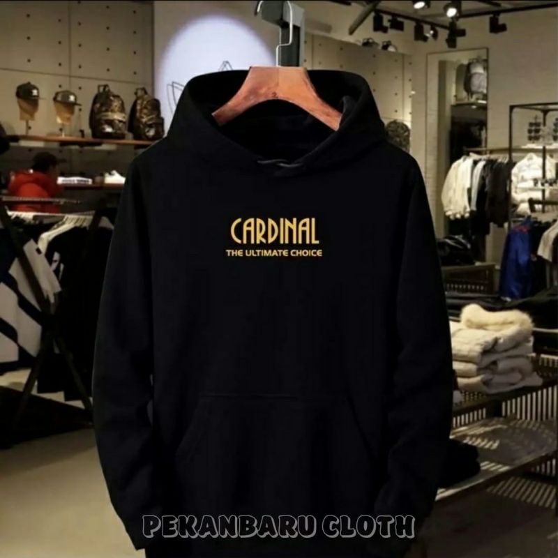 SWEATER HOODIE PRIA WANITA/JAKET DISTRO/MOTIF CARDINAL/BES SELLER