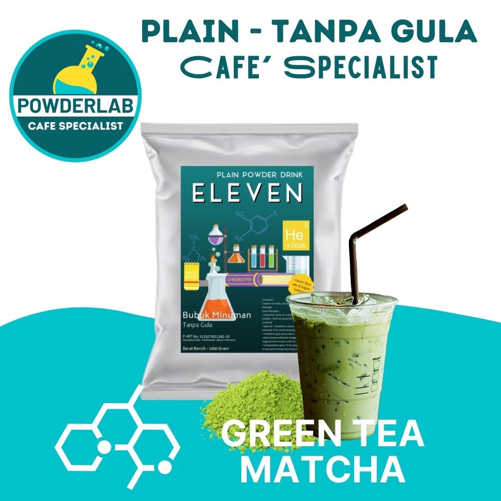 

Bubuk Minuman aneka rasa GREEN TEA 1kg PLAIN tanpa gula - Bubuk GREEN TEA MATCHA - GREEN TEA 1Kg