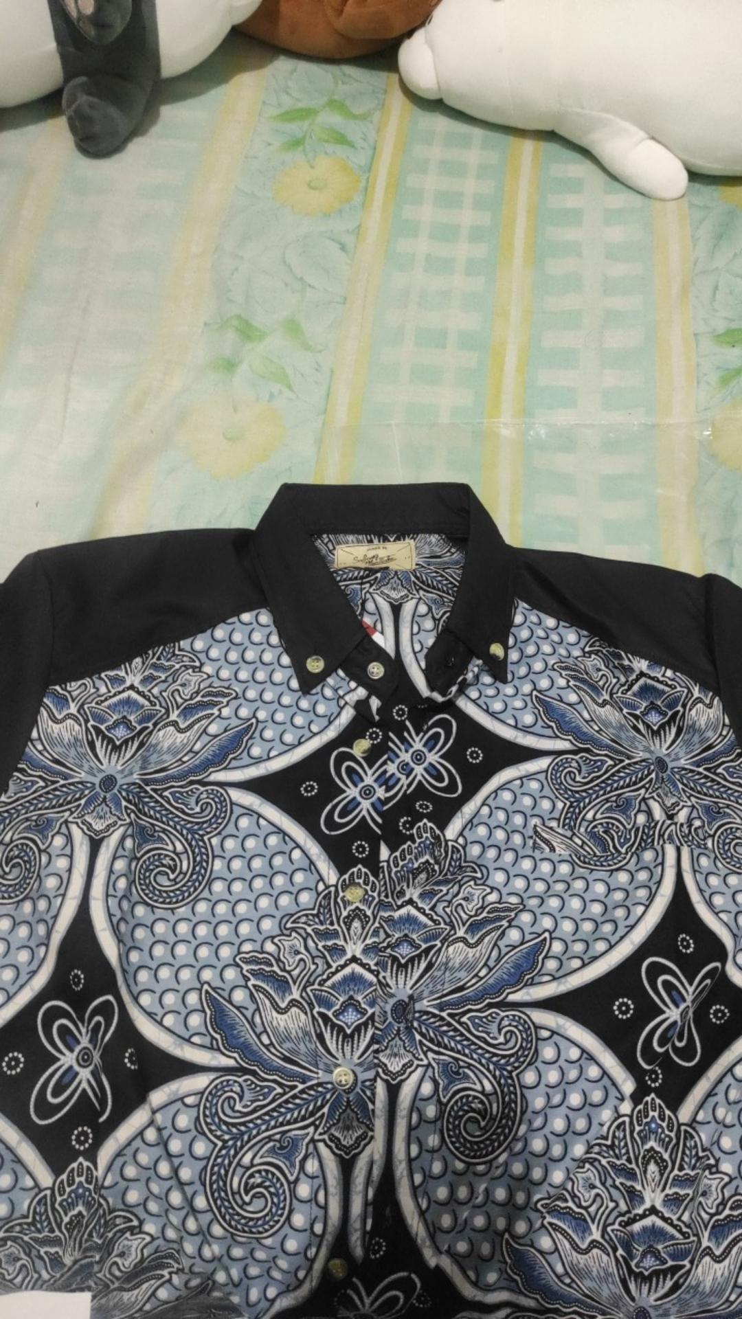 Kemeja Batik Pangindra Black - Lengan Panjang & Pendek - Sabang To Merauke