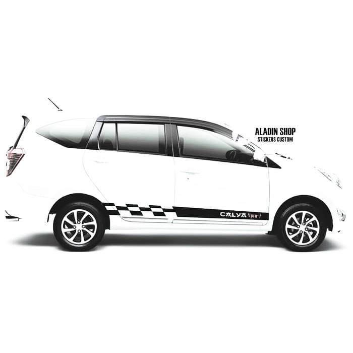 list side striping sticker calya stiker calya sticker mobil toyota