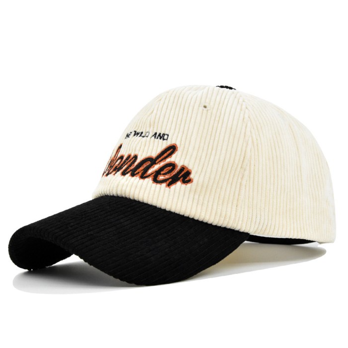 topi  Baseball cap : WONDER - Topi baseball topi pria topi wanita - BLACK(S1L9) Topi Terpopuler Pria