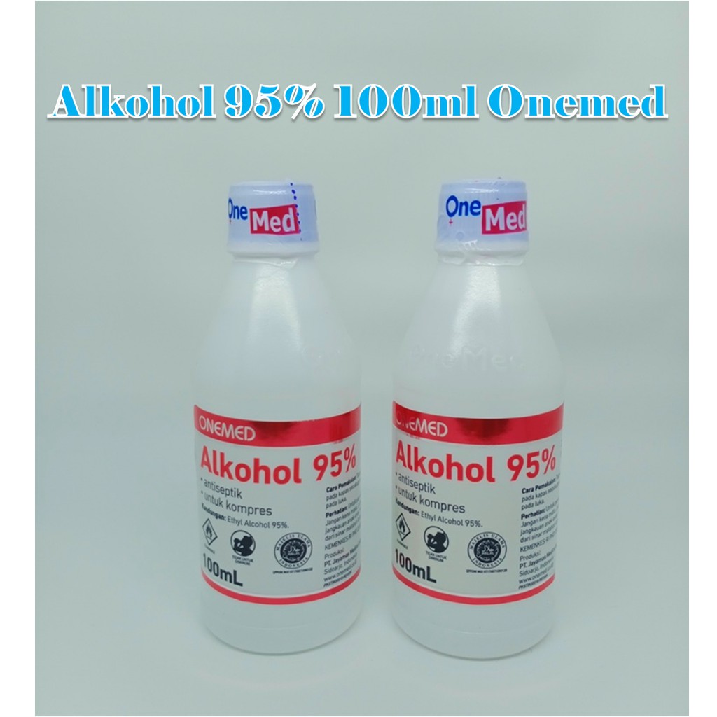 Alkohol 70% 100ml Onemed Alkohol 70 Persen Alkohol 95% 100ml Onemed Alkohol 95 Persen 100ml Onemed