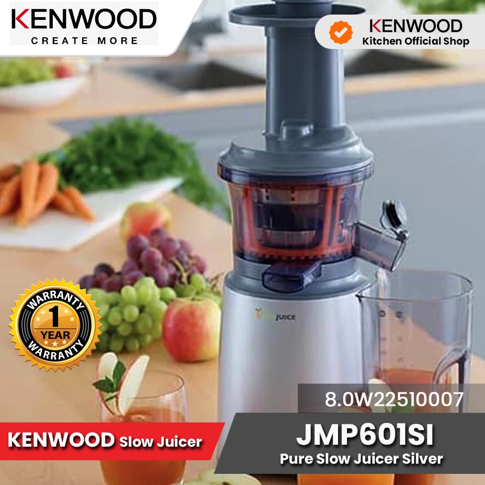 Kenwood JMP601SI Slow Juicer Silver - Pembuat Jus Buah & Sayur