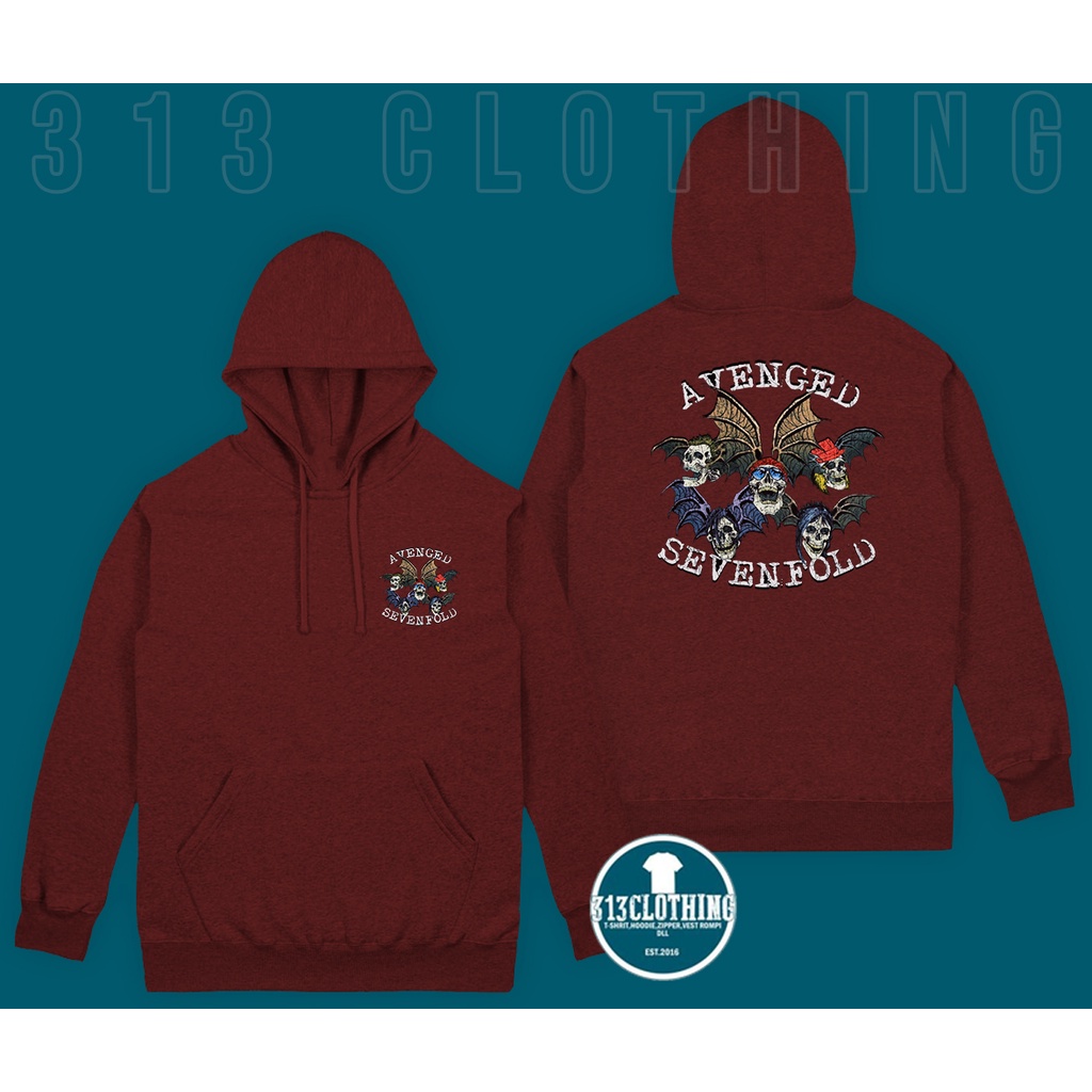 Jaket Hoodie Avenged Sevenfold Hoodie Avenged Sevenfold A7X