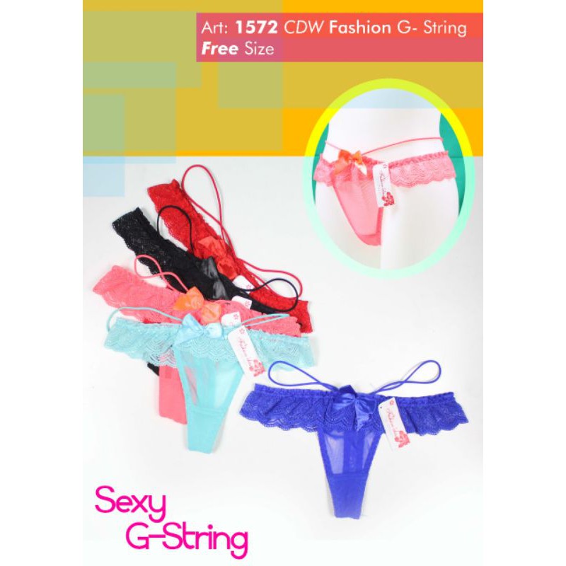 [Ready Jakarta] G String / Celana Dalam Wanita Sexy Art 1572 &amp; 3804