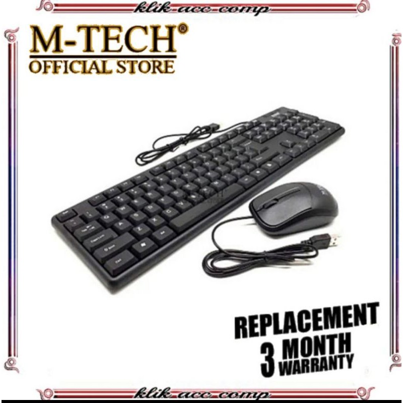 keyboard mouse usb mtech stk 05/combo keyboard mouse mtech stk 05