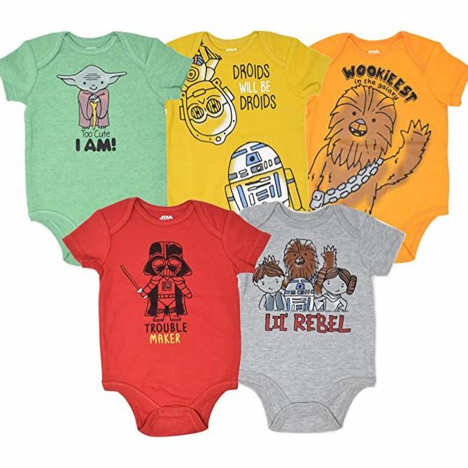 BAJU BAYI JUMPER BODYSUIT ORIGINAL STAR WARS STARWARS