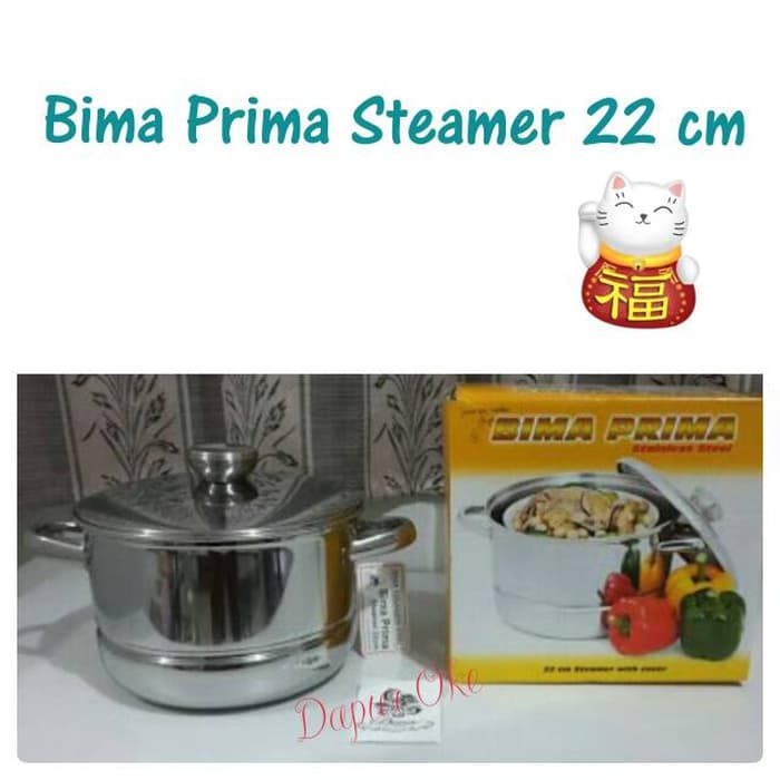 Promo Bima Prima Steamer 22 Cm / Langseng / Panci Kukus