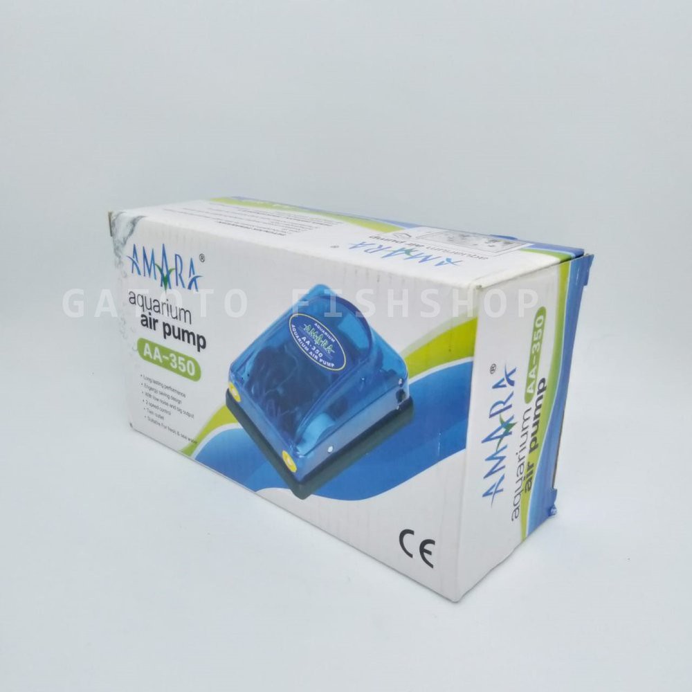 Pompa Mesin Aquarium Akuarium Aerator Gelembung Udara Amara Aa 410 / 350