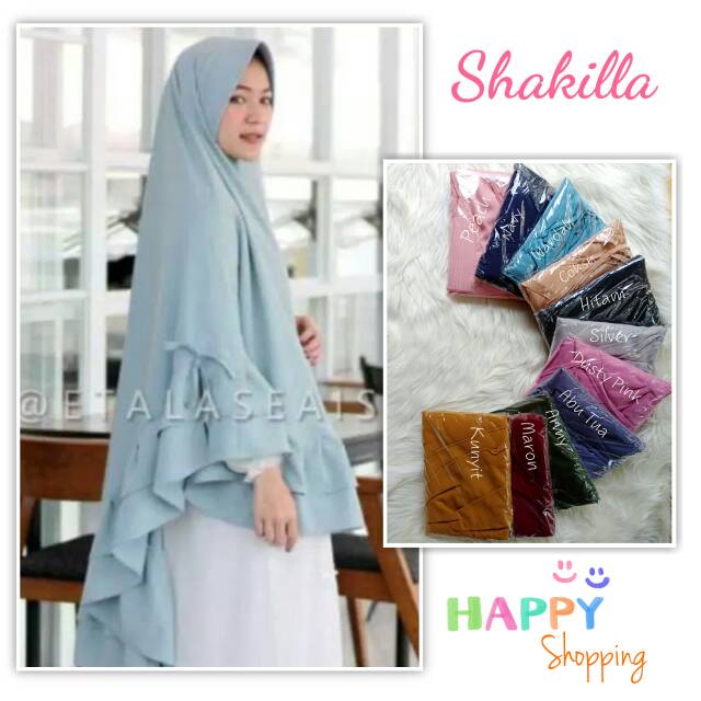 KHIMAR JUMBO XXXL ||HIJAB SHAKILLA REMPEL||JILBAB SYARII TERBARU||BERGO MUSLIMAH INSTAN SIMPEL