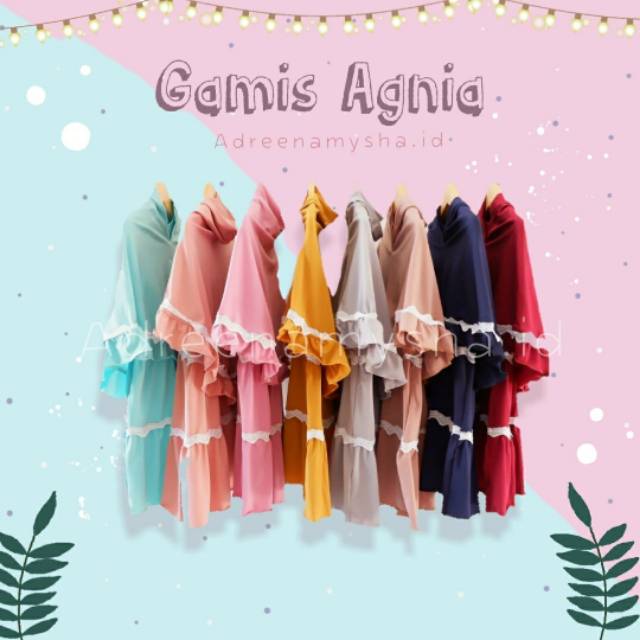 Gamis Agnia ukuran 4-6 tahun / Gamis Anak