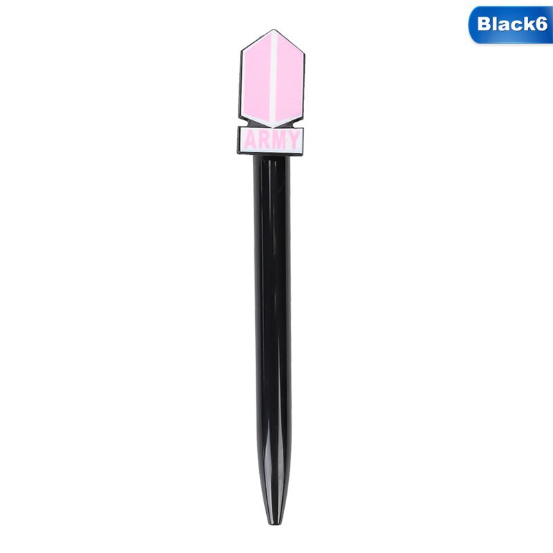 

Dekorasi Yo Yo Store 1PC KPOP EXO BTS Bangtan Boys GOT7 Silicone Acrylic Head Office Pen Fans