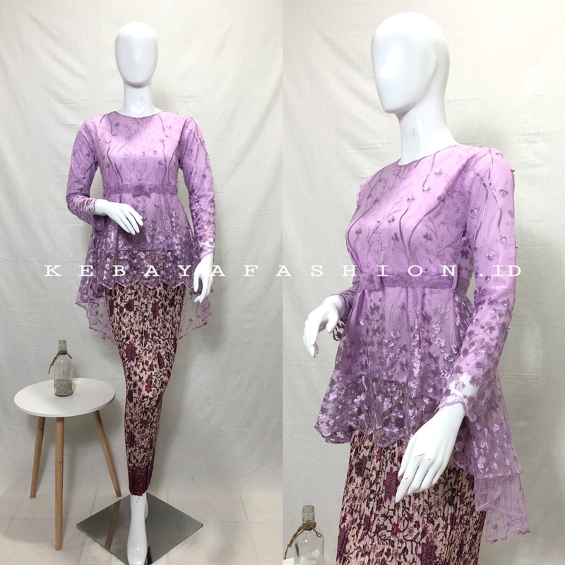 Kebaya Modern Stelan Kebaya Brukat Set Kebaya brokat Kebaya Wisuda