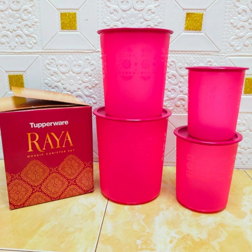 Raya Mosaic Canister Set / Toples / Ori Tupperware