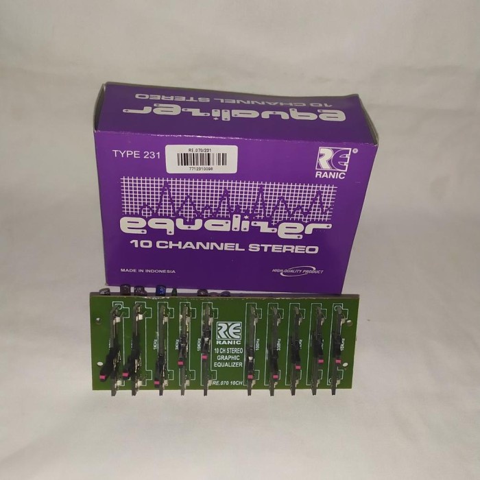 Kit Ranic Kit EQUALIZER 10 CHANNEL Stereo-RE.070-231