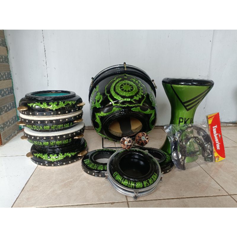 alat hadroh/terbang satu set asli jepara