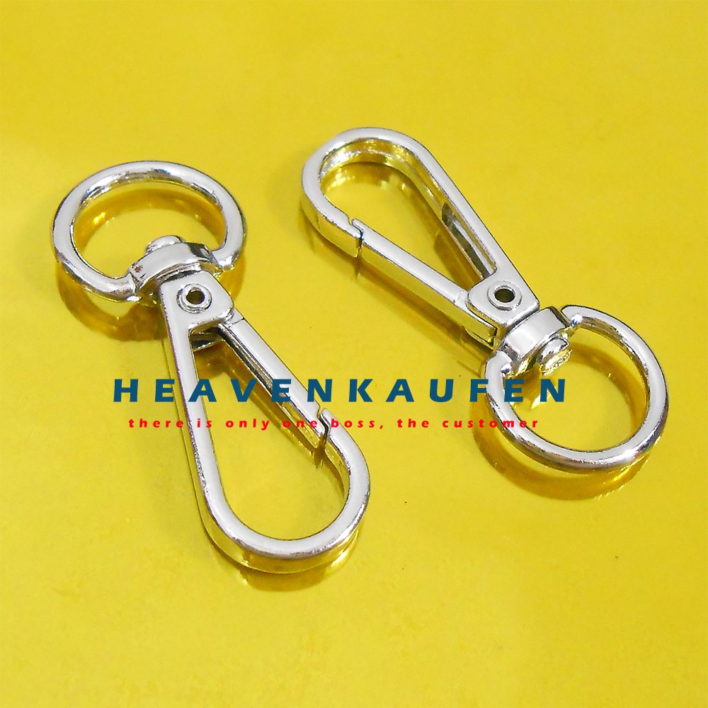 Pengait Kait Cantelan 1,5 cm Nikel Silver Kualitas Premium