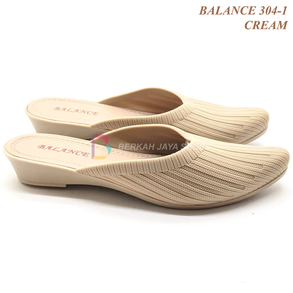 Sepatu Sandal Balance 304 - Sepatu Sandal Wanita Import Premium - Sepatu Sandal Wedges Karet Jelly