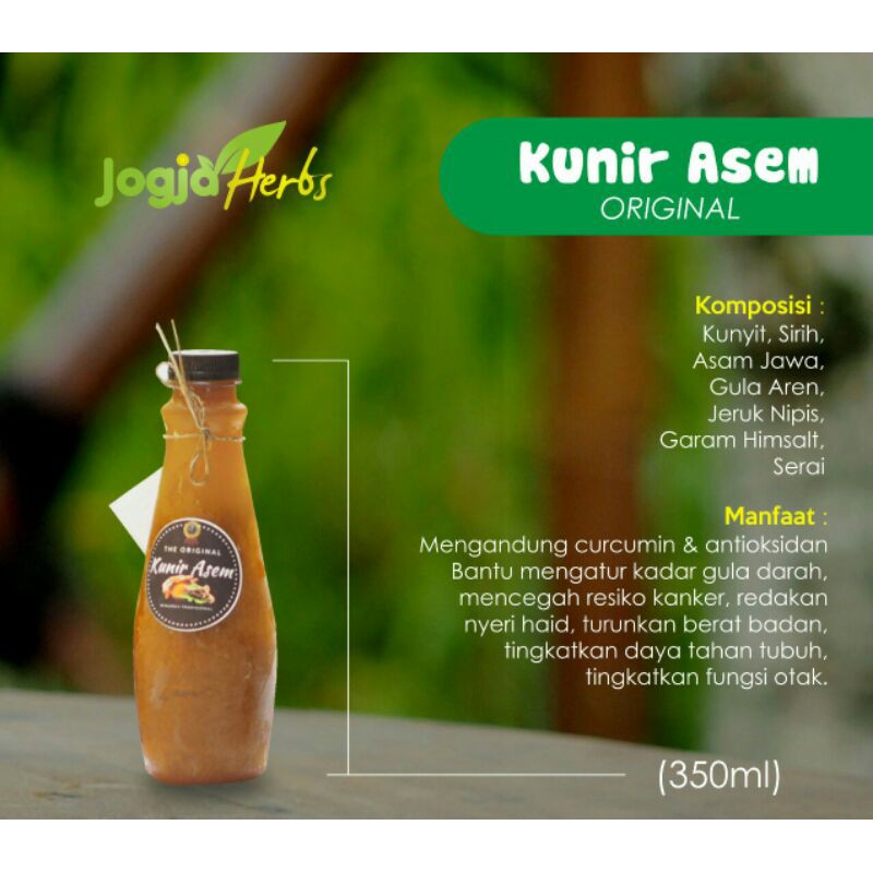 

KUNIR ASEM ORIGINAL 350ML