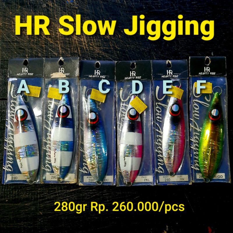 METAL JIG HEARTY RISE SLOW JIGGING 280gr