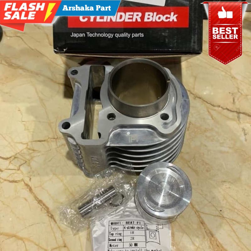 PROMO BLOK SEHER BORING HONDA BEAT FI INJEKSI TPI BERKUALITAS PASTI ASLI ORIGINAL