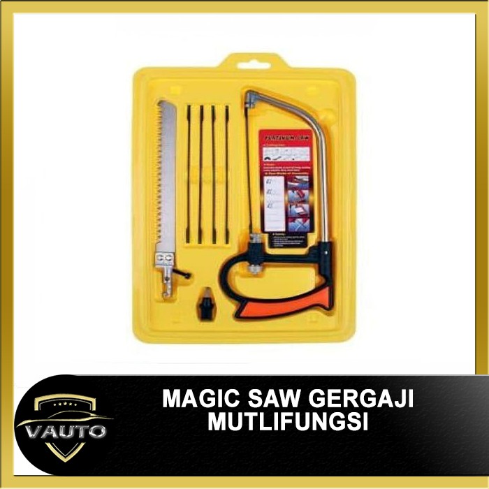 Multifungsi Saw Gergaji Kayu Besi Pipa Set 3 Way Blade