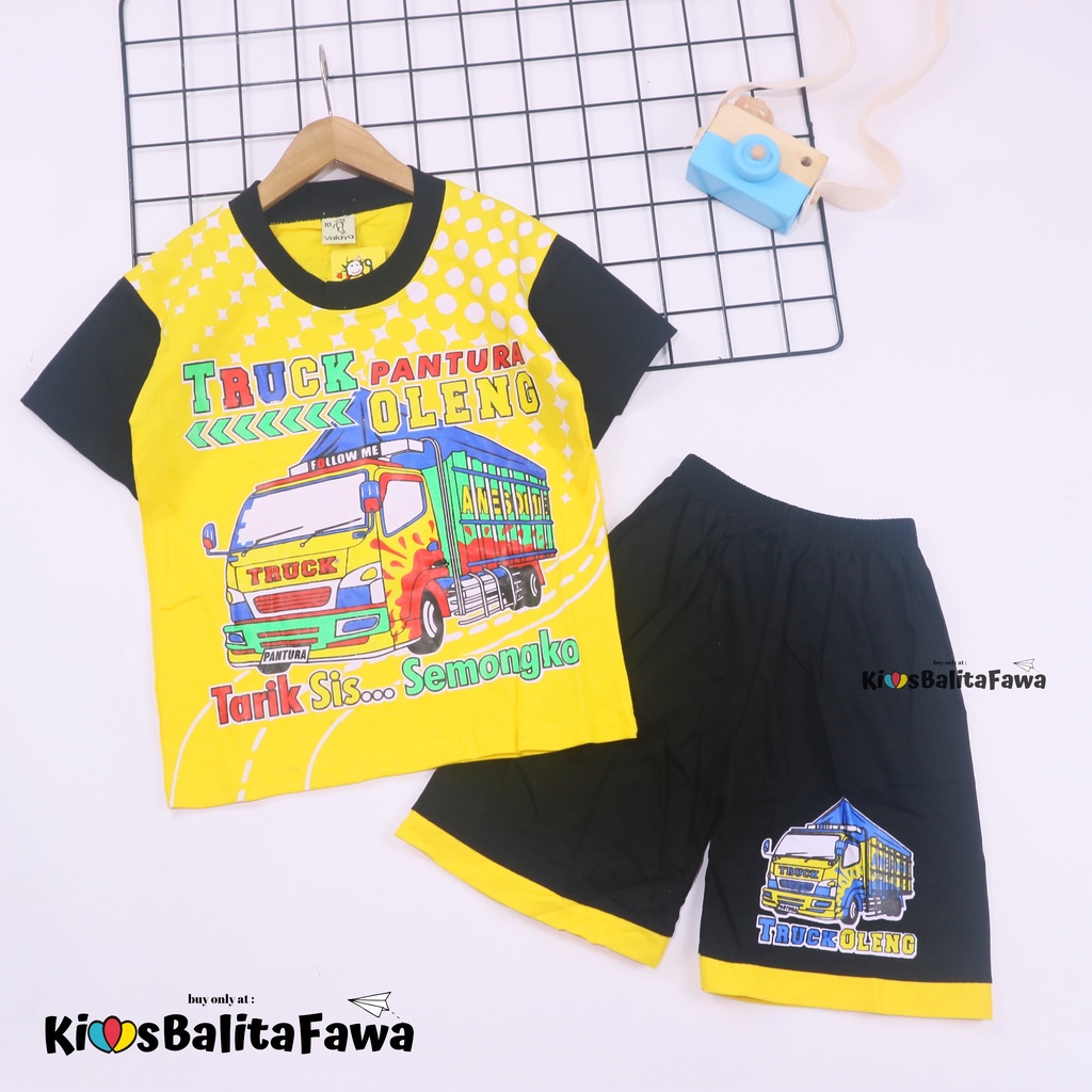 Set Cakka uk 9-10 Tahun / Murah Baju Anak Kaos Karakter Celana Lengan Pendek Laki Cowok Setelan