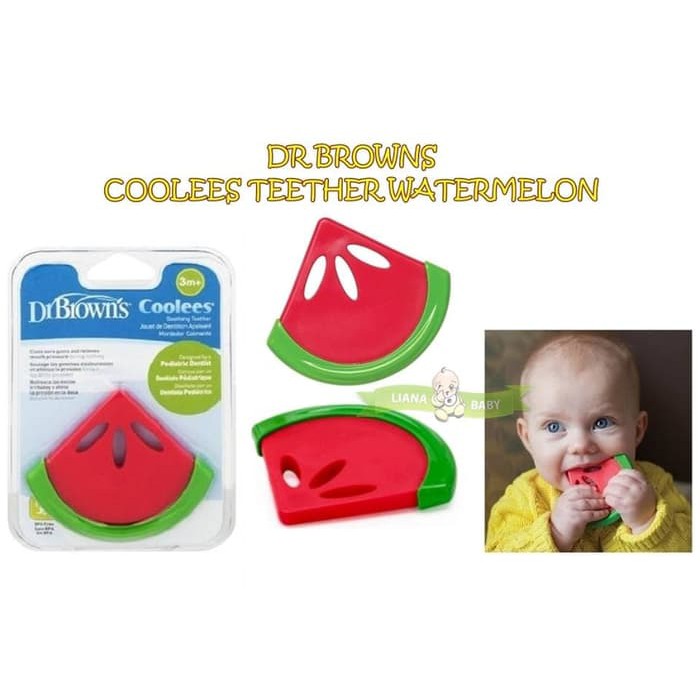 GIGITAN BAYI DR BROWNS TEETHER COOLEES TEETHER SEMANGKA