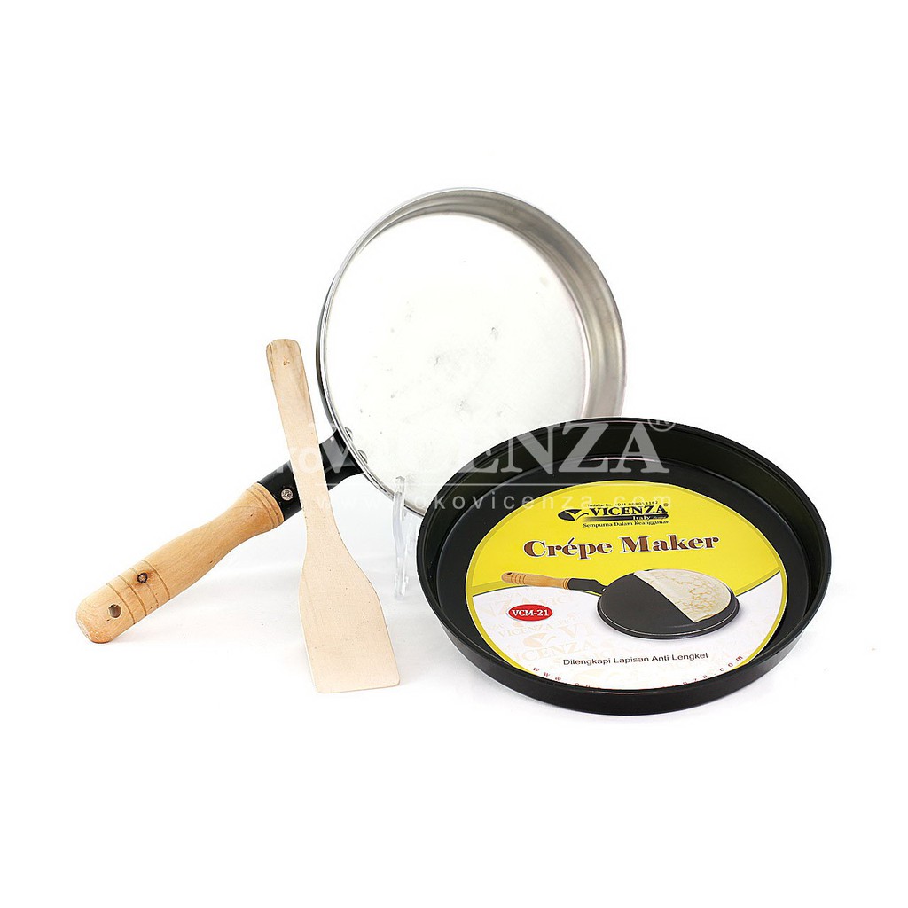 crepe pan vicenza vcm21 (pan pembuat kue dadar)