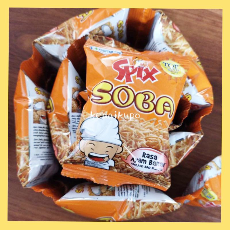 

Mie Snack Spix Soba Mie Renceng 10 pcs (isi lebih banyak)