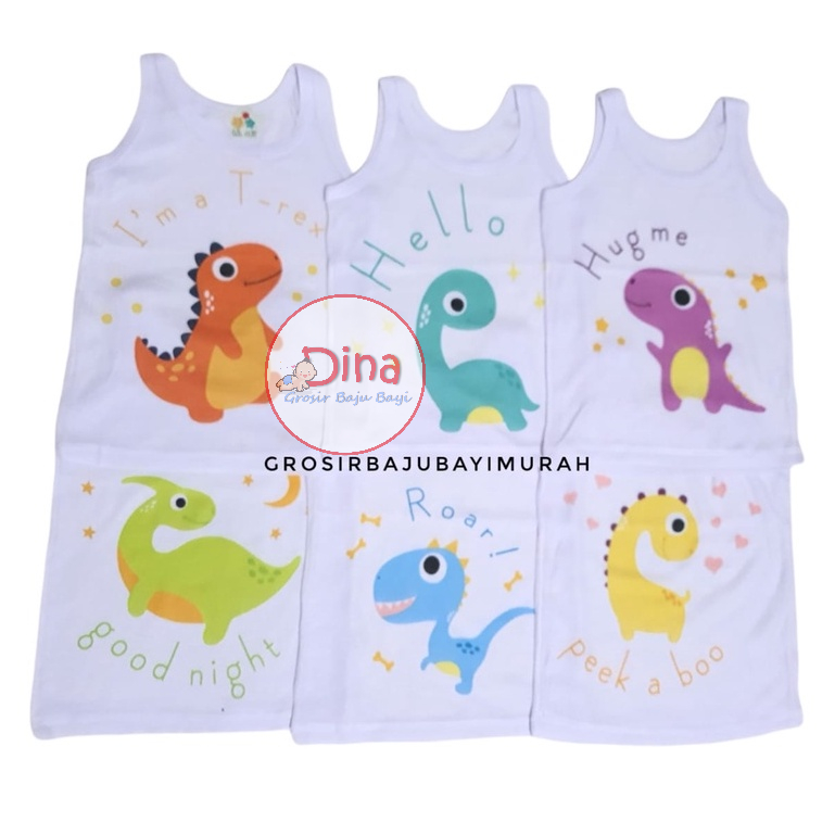 singlet bayi 0-3 bulan JESS MOTIF size S