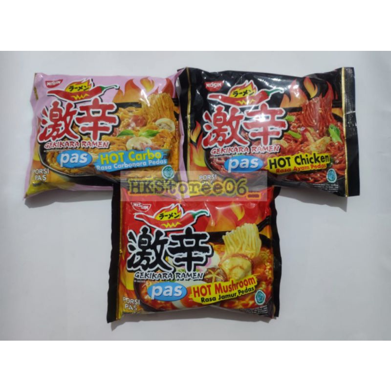 

Nissin gekikara ramen porsi pas HALAL BER MUI
