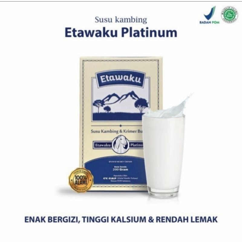 

Susu Kambing Etawaku | Susu Etawa Platinum Original 200gr | Etawaku