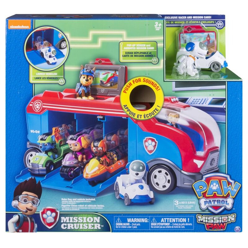 paw patrol mission bus