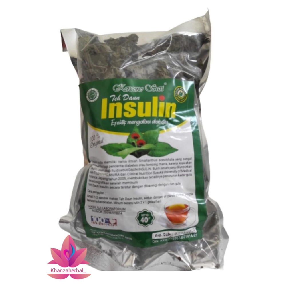 

Teh Daun Insulin Curah Kencono Sari 40gr Original