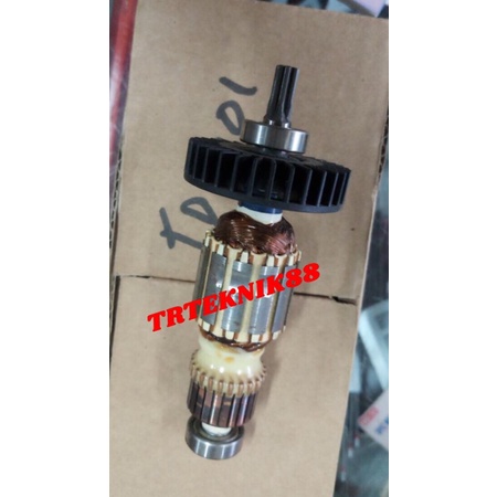 ARMATUR ANGKER ROTOR GULUNGAN DINAMO MESIN BOR MAKITA TIPE TD 0101 ORIGINAL