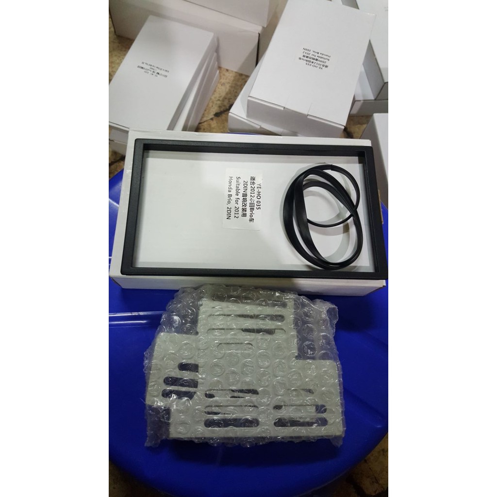 FRAME HEADUNIT DOUBLEDIN TV MOBIL HONDA BRIO MOBILIO FREED BRV JAZZ - AUDIO & VIDEO MOBIL - AKSESOR-