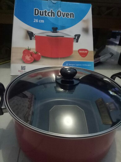 Panci Dutch Oven Maspion 18cm, 20cm, 22cm, 24cm, 26cm