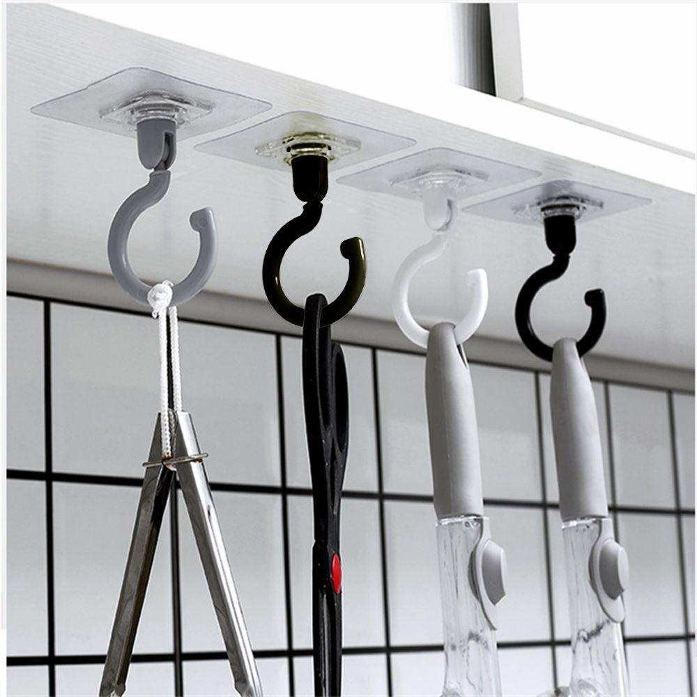 Pengait Perekat QUINTON Oilproof360° Rotating Reusable Ceiling Seamless Heavy Duty Overhead Hooks